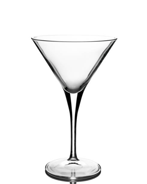 istock Elegant martini glass isolated on pure white background 2176692984