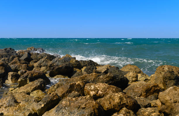 autumn day on the mediterranean sea