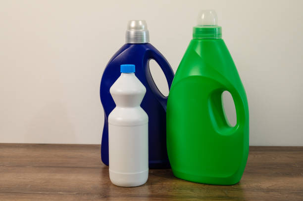 Different types of plastic package in everyday life