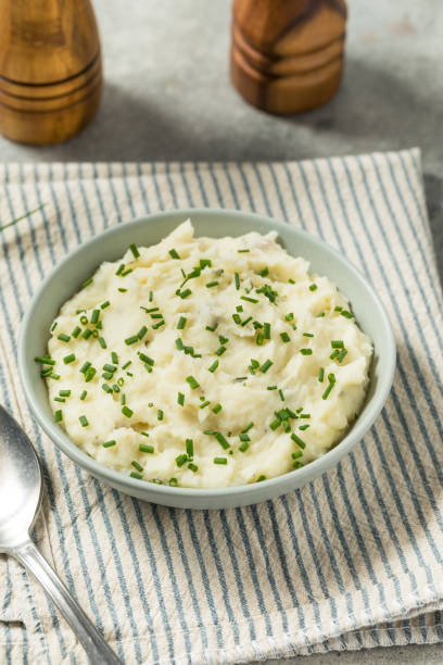 istock Homemade Chive and Garlic Mashed Potatoes 2176699018