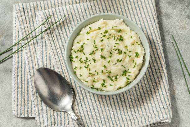 istock Homemade Chive and Garlic Mashed Potatoes 2176699064