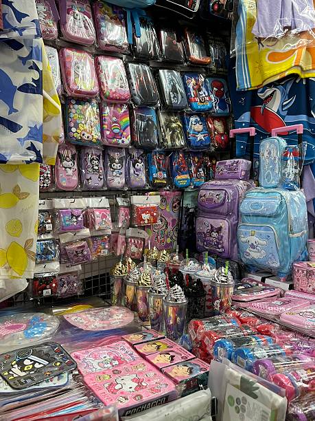 Thailand - Bangkok - ChinatownIn this maze of shops found in Chinatown, here is one of those shops that sells pretty school supplies (bags, pencil cases)July 30, 2025