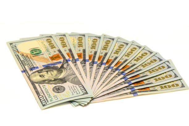 istock Several 100 US $ money notes spread out in fan shape 2176699187
