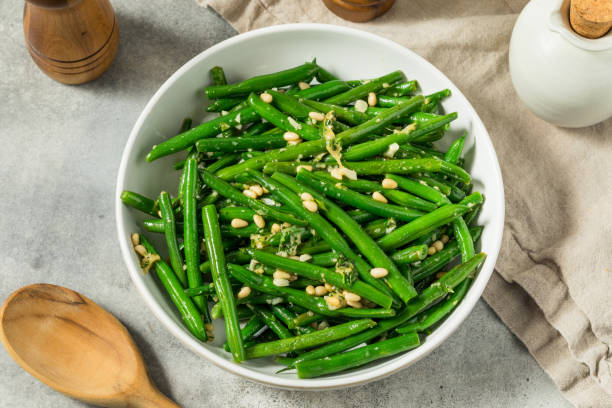 istock Garlicky Homemade Sauteed Green Beans 2176700521