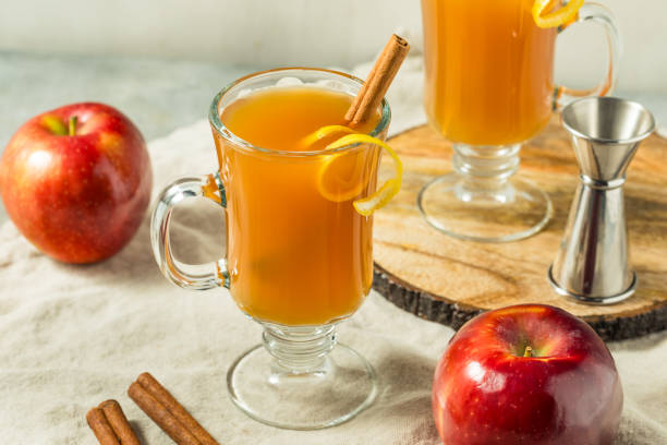 istock Boozy Warm Apple Cider Hot Toddy 2176700922