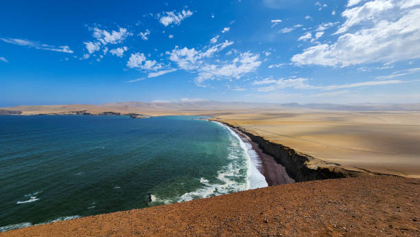 istock CLIFFS OVER THE BEACH. PARACAS NATIONAL RESERVE, RED BEACH. PACIFIC OCEAN. PARACAS, PERU. 2176700927