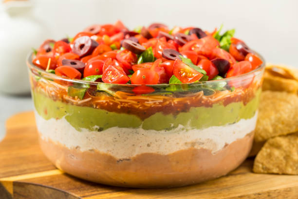 istock Homemade Mexican Seven Layer Dip 2176701489