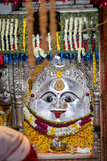 istock idol of hindu holy goddess at temple from flat angle 2176710630
