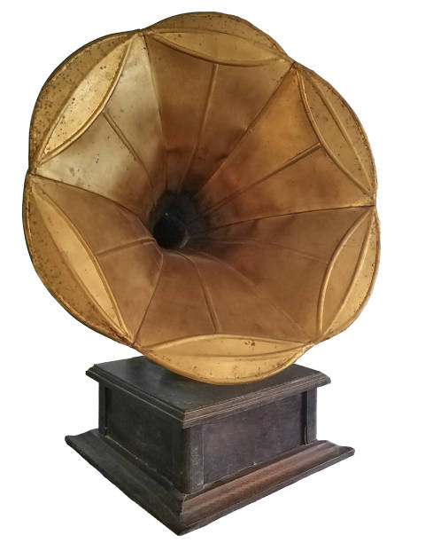 istock Vintage turntable isolated photo 2176716849