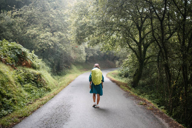 istock Foggy morning for a pilgrim 2176722822