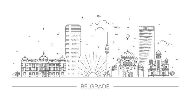 抽象画（版画）【ベオグラード Belgrade】 1,600+ Belgrade Serbia Stock Illustrations, Royalty-Free Vector