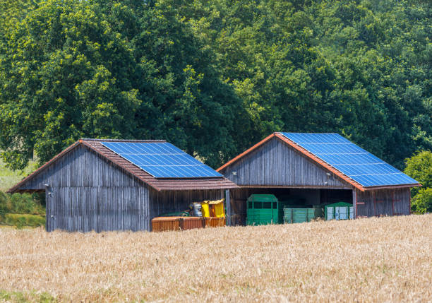 istock Green Energy with Solar Collectors 2176727982