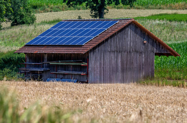 istock Green Energy with Solar Collectors 2176728008
