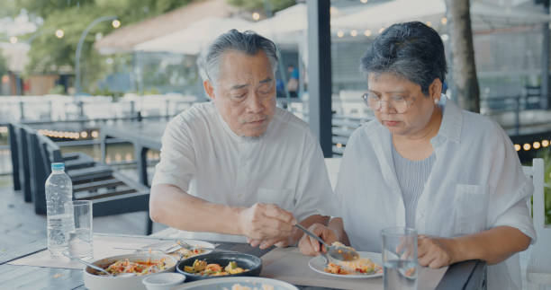 istock Senior dating concept. 2176729025