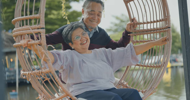 istock Senior dating concept. 2176729114