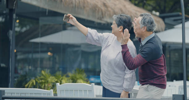 istock Senior dating concept. 2176729243