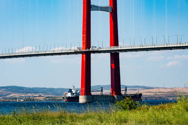istock Bridge connecting Asia and Europe 2176729594