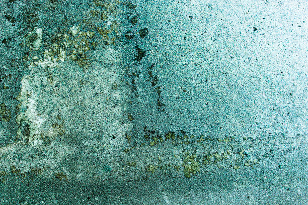 abstract background of weathered teal blue green texture