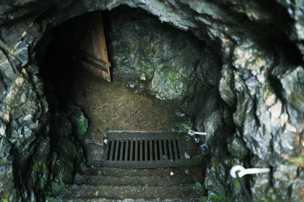 istock Dark ladder war shelter 2176768335