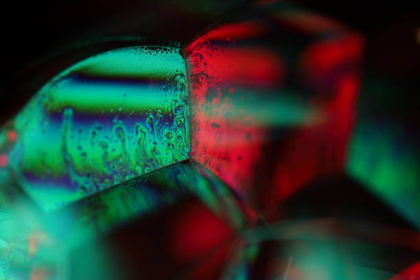 istock Bright rainbow reflection of liquid in macro 2176773183