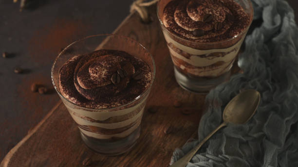 istock Tiramisu dessert in glasses 2176795009