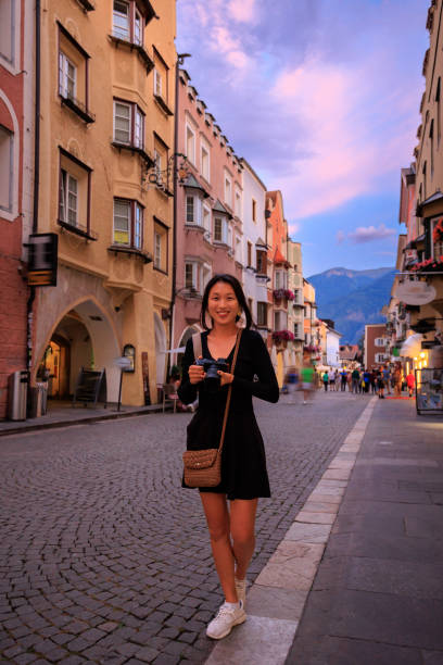 istock Lady travelling in Italy, Sterzing Vipiteno 2176810519