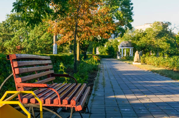 A park near the sea. City Chernomorsk.