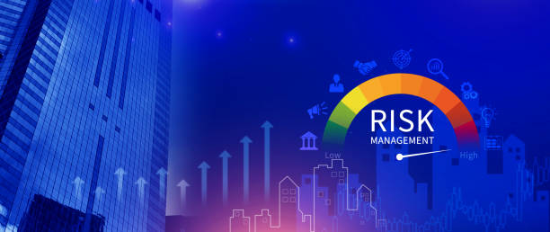 istock RISK concept, analyzing risk and opportunities to planning business via risk level indicator virtual rating low to high digital virtual, Risk management strategies concept. 2176867738