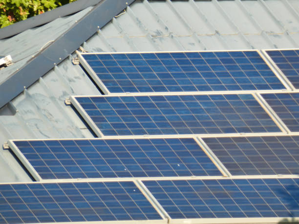 istock Numerous solar panels on the roof 2176871391