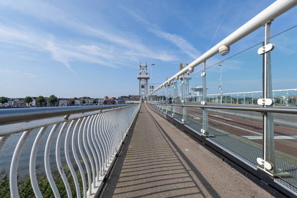 istock Stadsbrug, lift bridge over the river Ijssel in Kampen, Netherlands 2176873893
