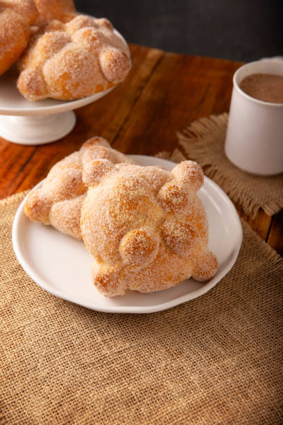 istock Pan de Muerto mexican sweet bun recipe 2176876230