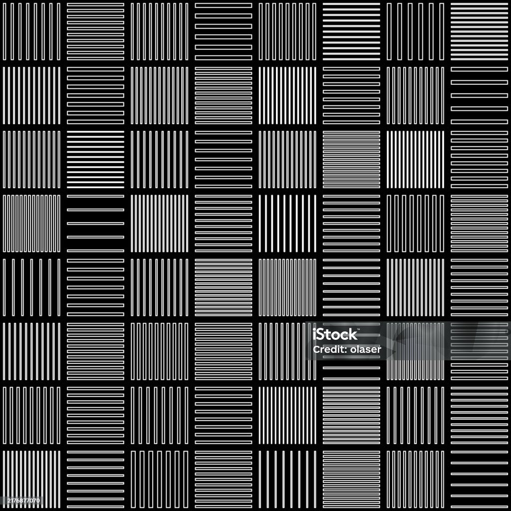 Striped Squares In Checked By Rotation Pattern With Stroke Stock ...