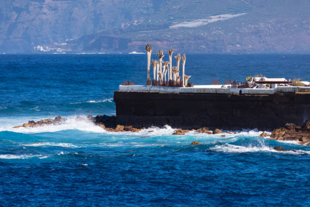 Picture of the Beautiful Ocean Coast's View Montana Amarilla Tenerife, Canary Islands