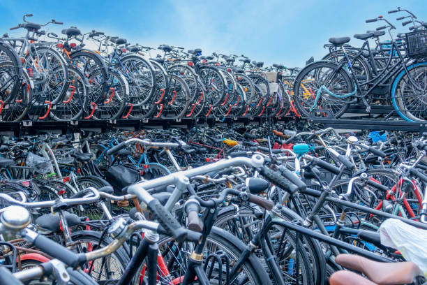 istock Huge Bicycle Parking in Amsterdam 2176890466