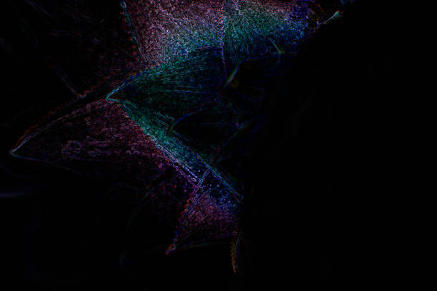 istock Plant leaf with iridescent colors, texture and abstract art 2176891612