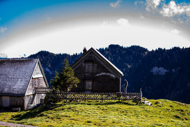 The Hoher Kasten is a mountain in the Appenzell Alps, overlooking the Rhine in Eastern Switzerland. It is located on the border between the cantons of Appenzell Innerrhoden and St. Gallen.