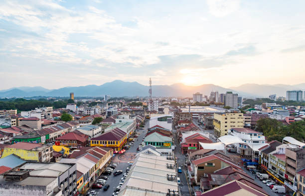istock Ipoh from above at sunset, Malaysia 2176897921