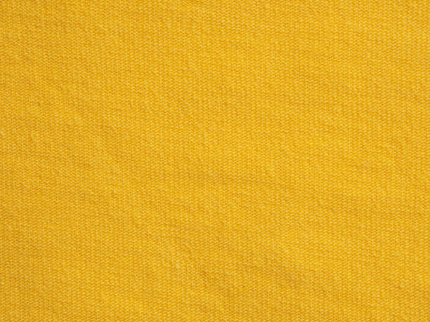 istock A close-up of bright yellow fabric with a textured pattern, adding brightness and liveliness, perfect for the design 2176906567