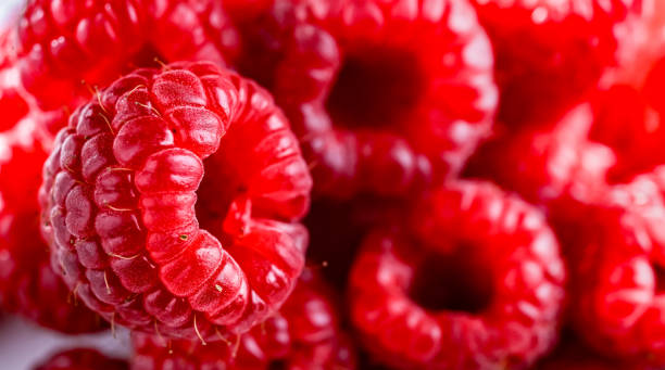 istock Close up of fresh raspberries 2176925469