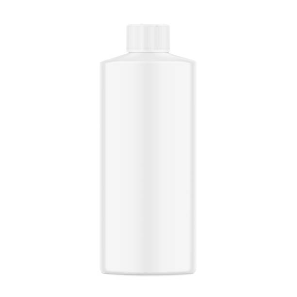 istock Realistic bottle with screw cap mockup for concentrate products, shampoo, cosmetic products, etc. 2176931204