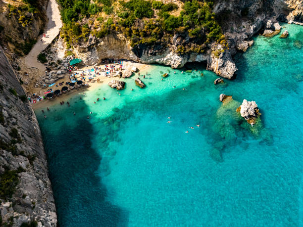 istock Xigia Pelagaki Beach in Zakynthos, Greece 2176931214