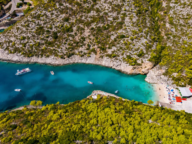 istock Porto Vromi Beach in Zakynthos, Greece 2176931595