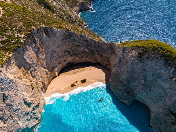 istock Navagio Beach in Zakynthos, Greece 2176931664