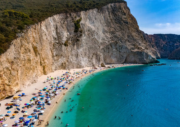 istock Porto Katsiki Beach on Lefkada Island, Greece 2176931756