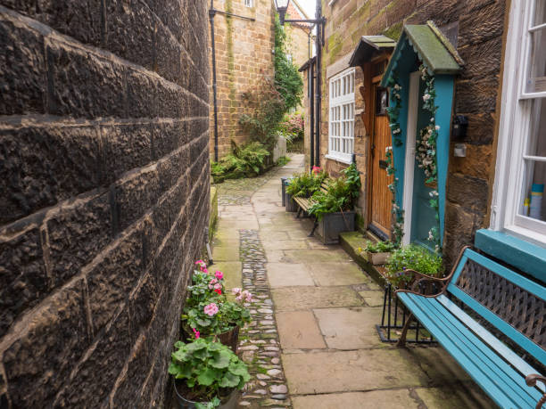 istock Narrow alley between buildings 2176932718