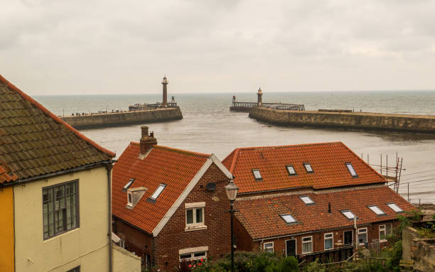 istock View over the harbour in a North Yorkshire seaside town 2176932771