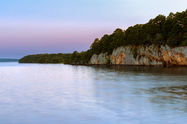 istock Serene Lakeside View at Atoka Oklahoma Park During Sunset 2176945072