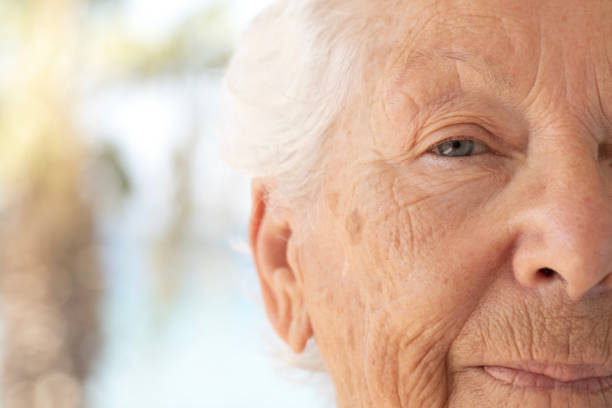 istock Close-up of an Elderly Woman’s Eye 2176945894