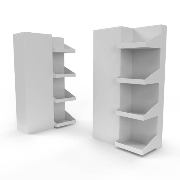 istock Supermarket Promotional Display Rack, Empty Product Display, 3D Rendered. 2176958640