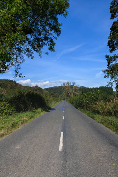 istock Empty rural road in Scotland 2176962613